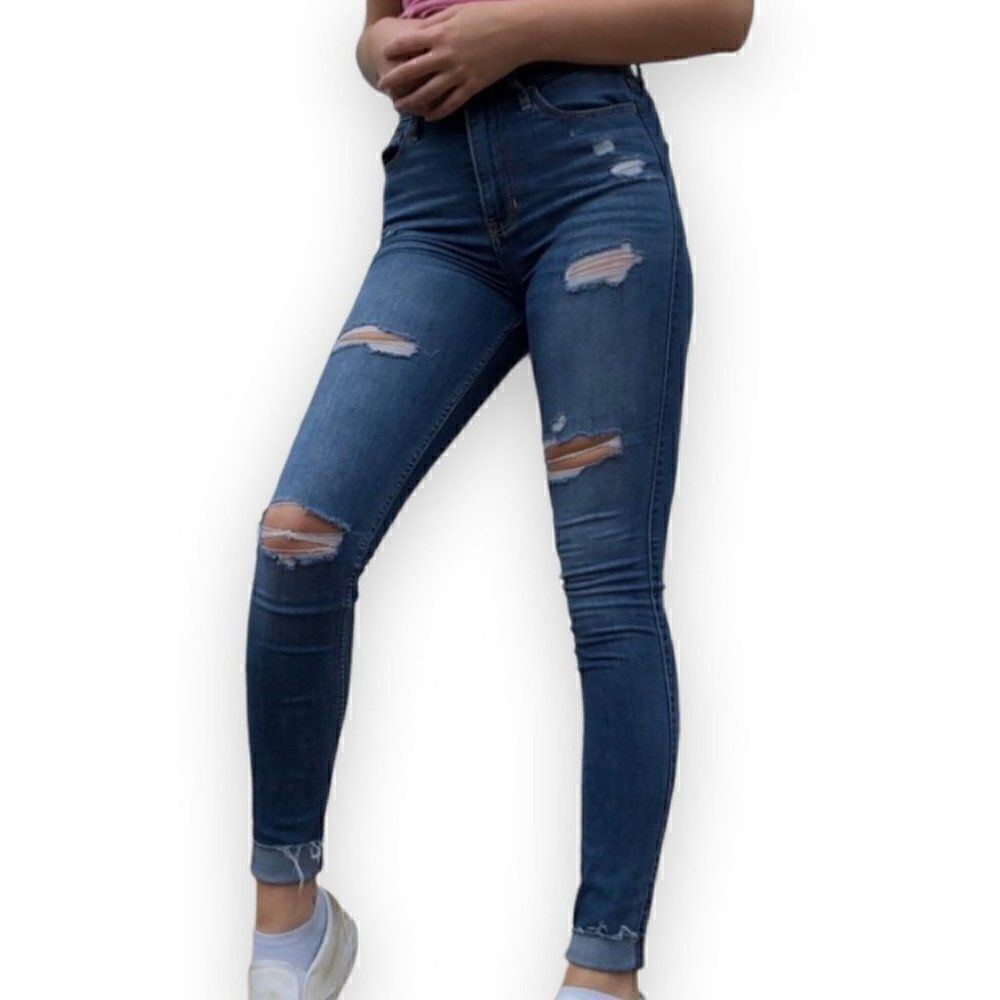 Hollister NWT High Rise Super Skinny Jeans LONG